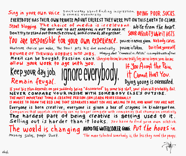 Microcambios, Cecilia Monllor, Ignora a todos, creatividad, Hugh McLeod